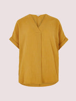 חולצה אלגנטית בצבע צהוב - MASHBIR//365