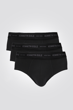 מארז שלישיית תחתונים לגברים בצבע שחור