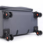 מזוודה מבד בינונית 23.5" דגם BARCELONA בצבע אפור - 7