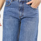 ג'ינס בגיזרת באגי בצבע כחול - 4