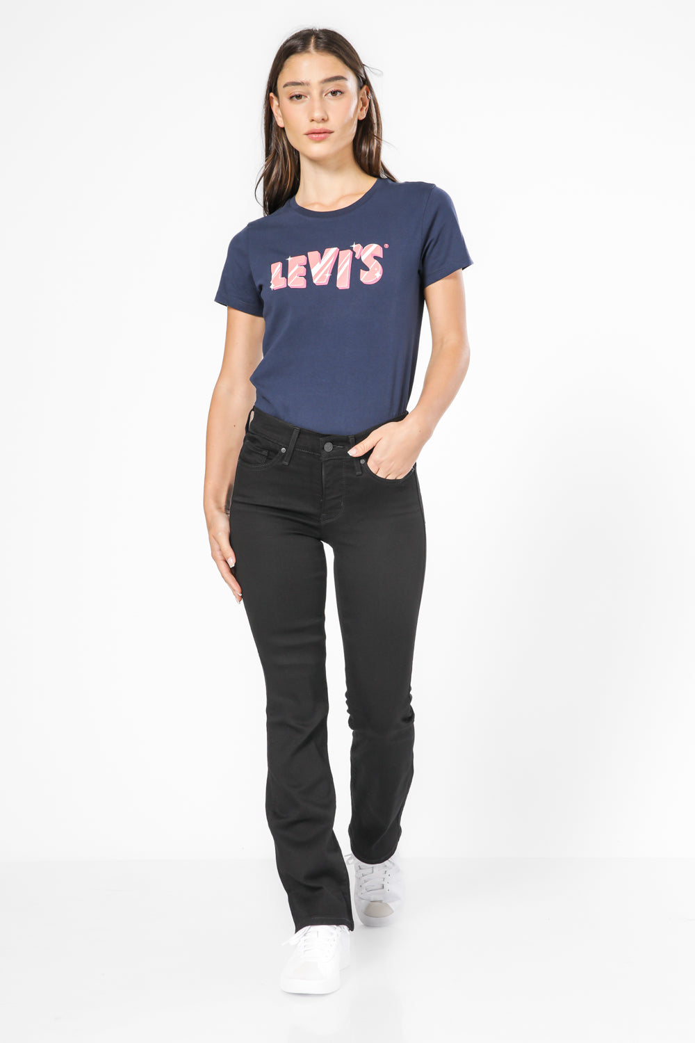 ג'ינס לנשים 315 Shaping Boot בצבע שחור