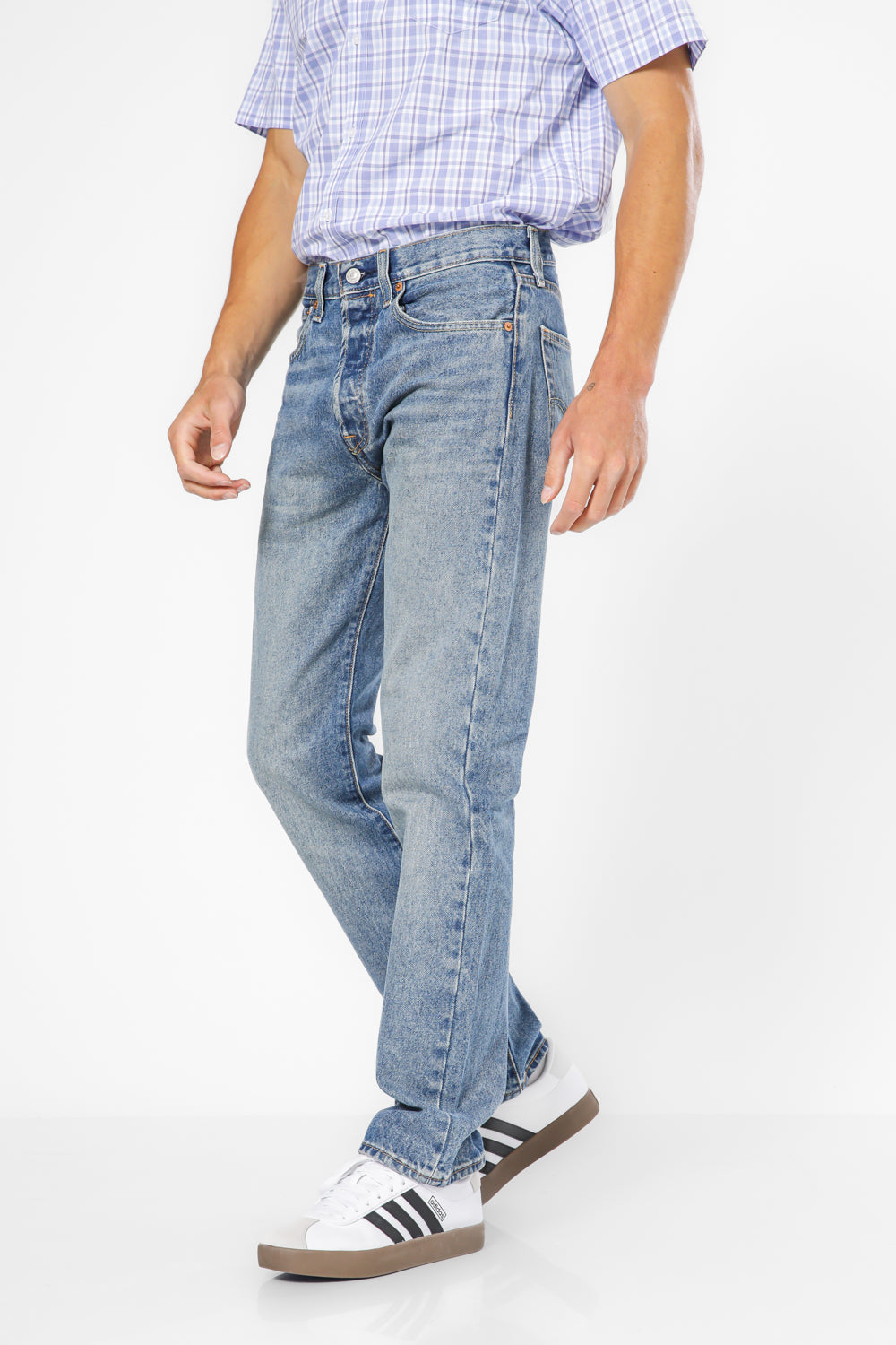 ג'ינס 501 בצבע כחול בהיר