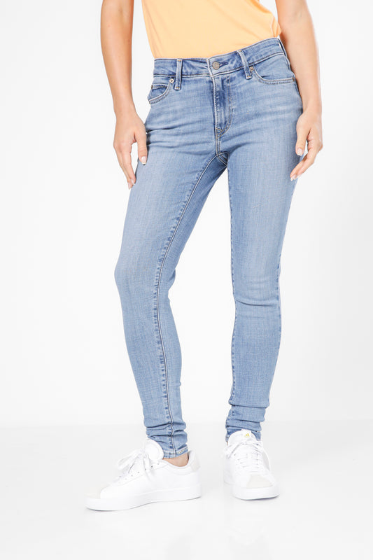 ג'ינס לנשים 711 Skinny בצבע כחול