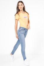 ג'ינס לנשים 711 Skinny בצבע כחול