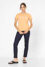 טישירט לוגו בצבע כתום