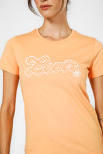 טישירט לוגו בצבע כתום