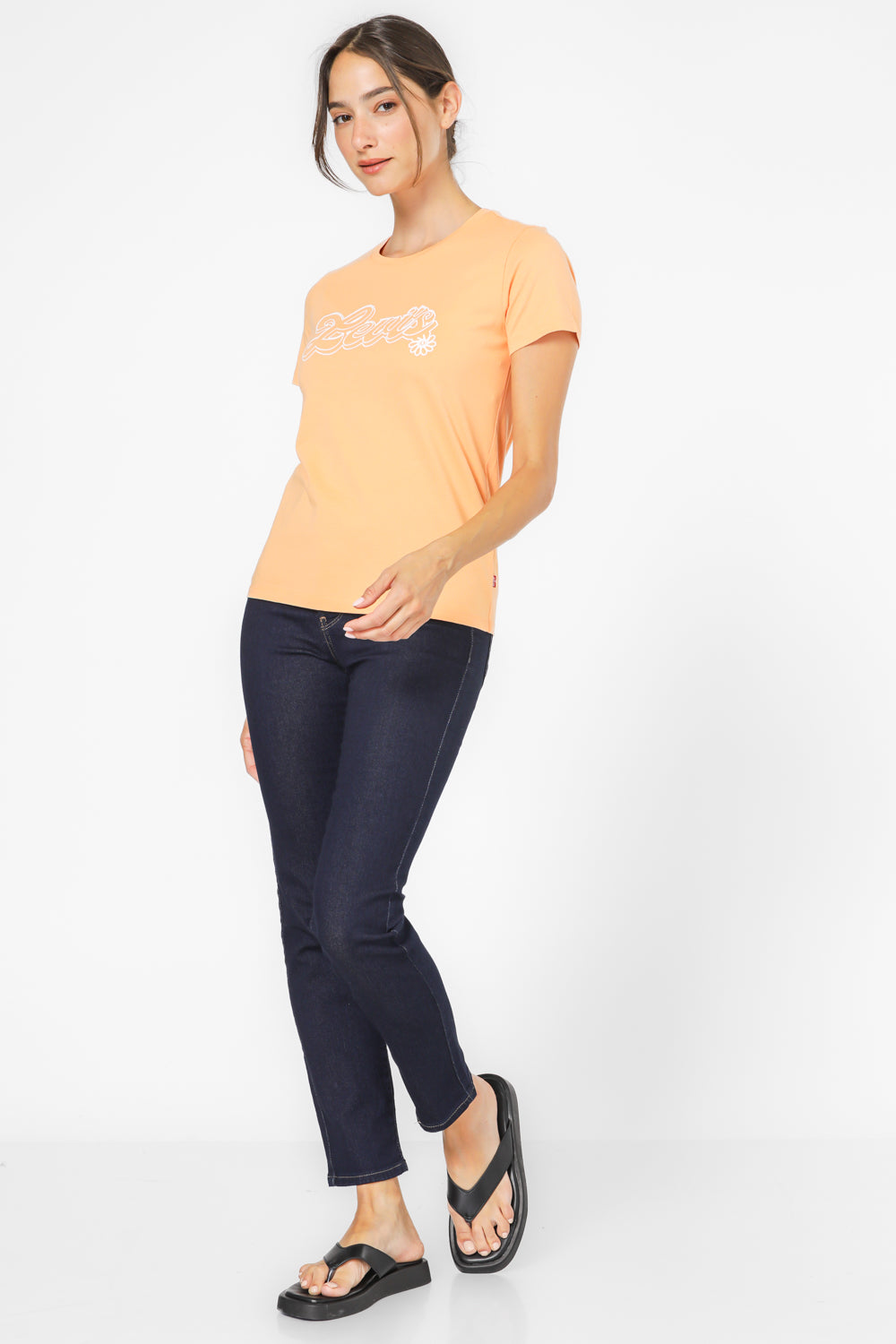 טישירט לוגו בצבע כתום