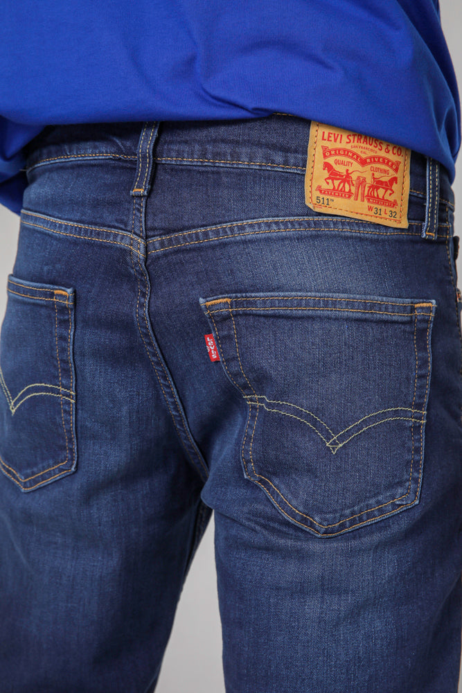 ג'ינס לגברים SLIM FIT 511 בצבע כחול