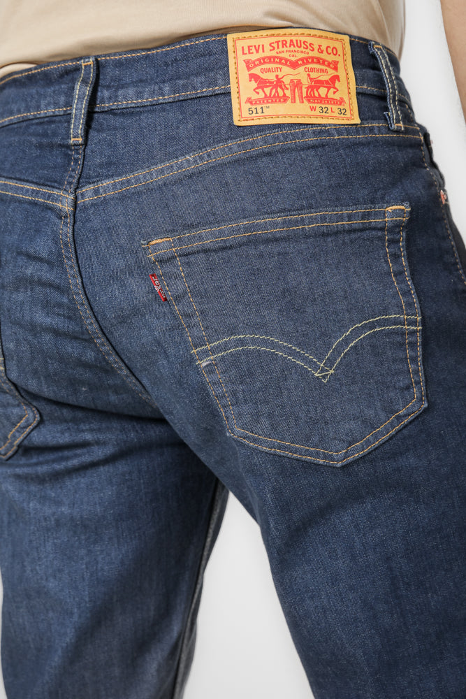 ג'ינס לגברים 511 INDIGO-5 Pocket M