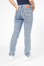 ג'ינס 724 High Rise Straight בצבע כחול בהיר