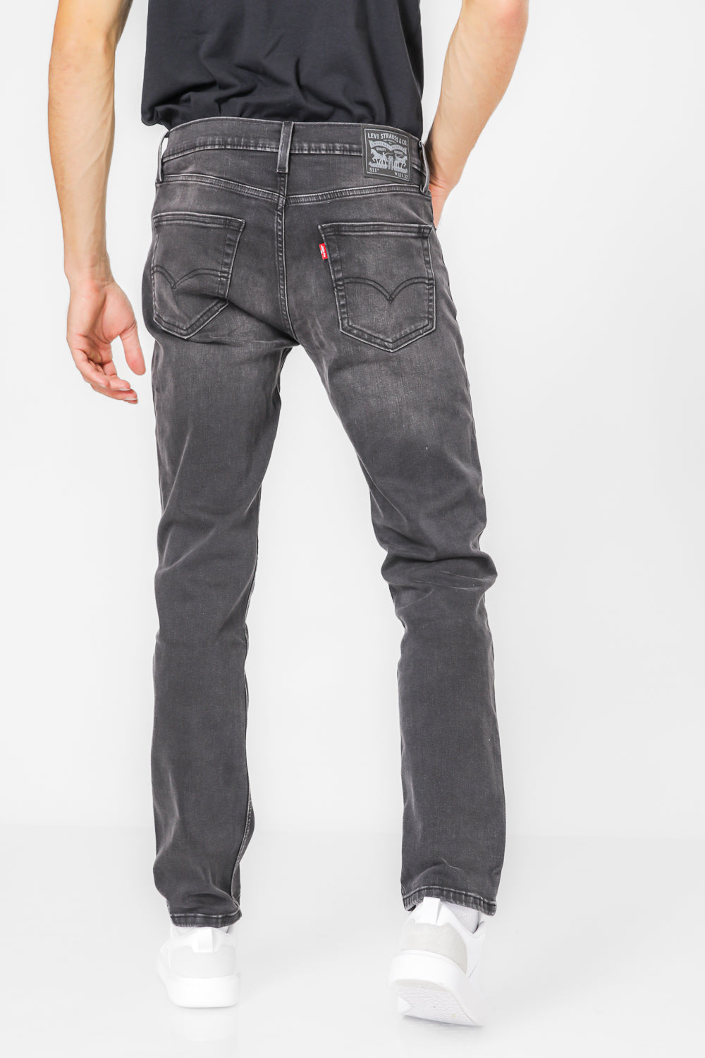 ג'ינס MB Core בצבע אפור