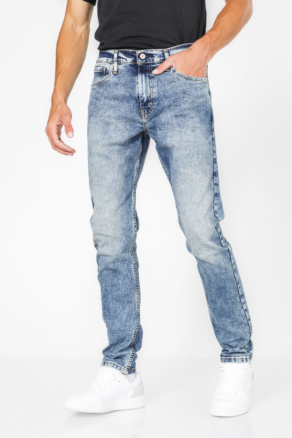 ג'ינס MFL 512  בצבע כחול