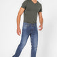 ג'ינס לגברים  511 Slim Fit Mid Rise בצבע כחול כהה - 1