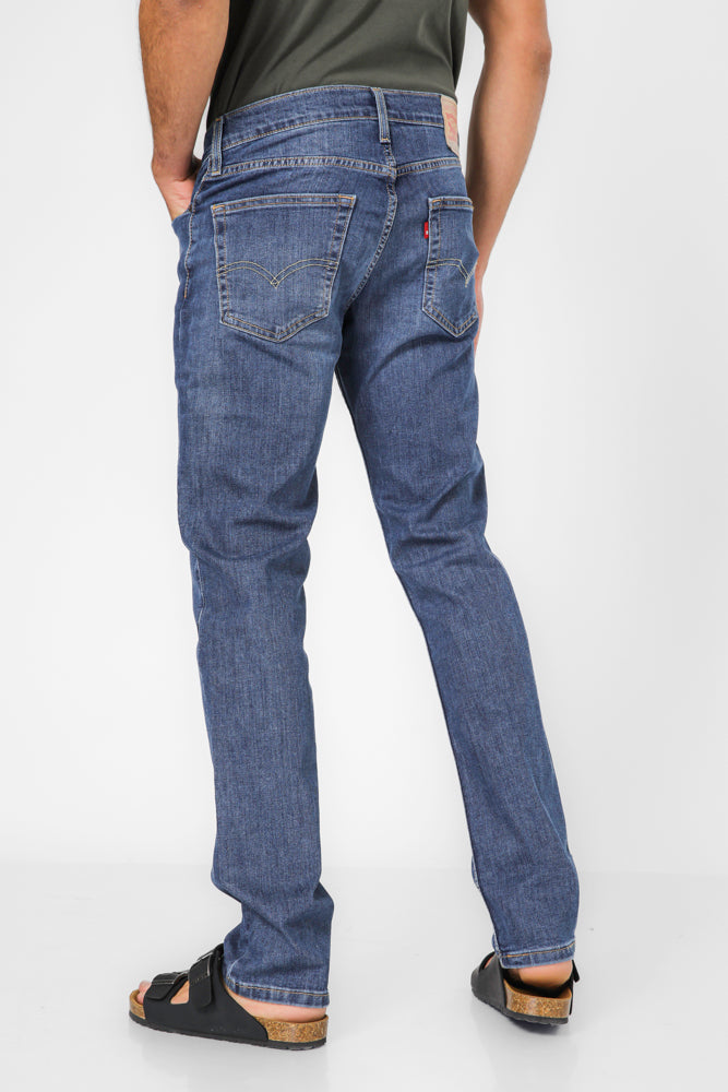 ג'ינס לגברים  511 Slim Fit Mid Rise בצבע כחול כהה
