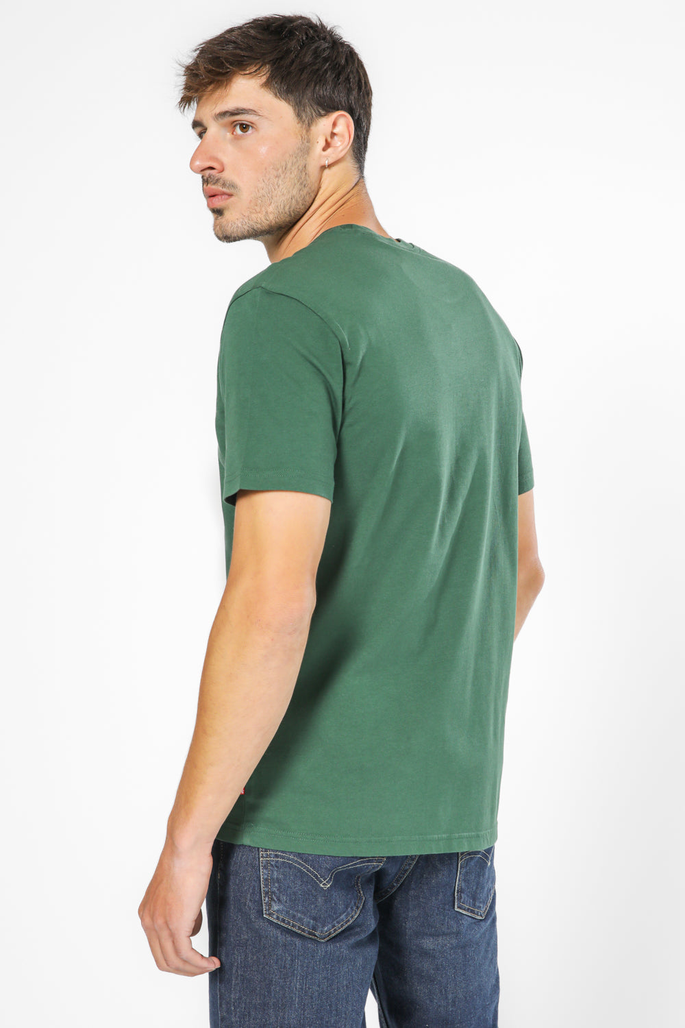 טישירט עם לוגו בצבע ירוק