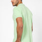 חולצה פולו עם לוגו בצבע ירוק - 4