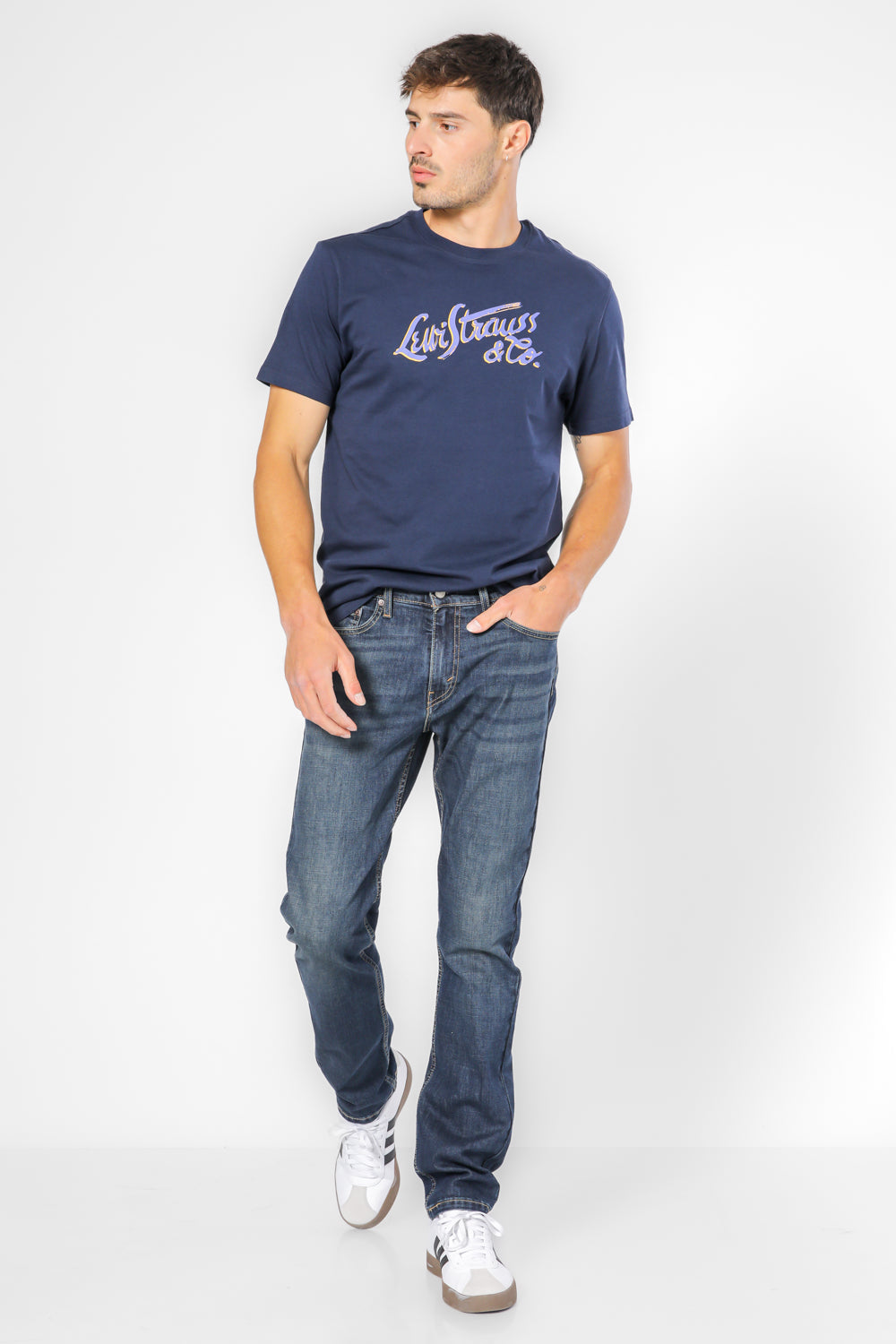 ג'ינס 511 SLIM בצבע כחול כהה