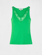 גופיית תחרה בצבע ירוק - MASHBIR//365