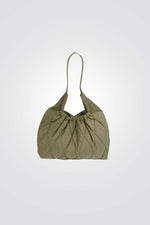 תיק יד מרופד לנשים ירוק זית