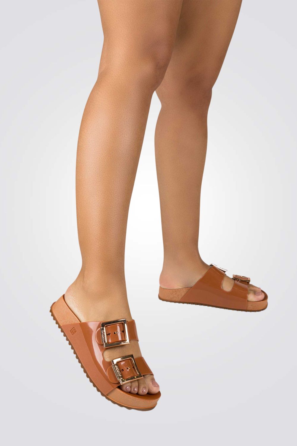 כפכפים PARTNER III FEM בצבע חום