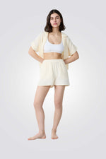 מכנסי פיג'מה קצרים מכותנה VENICIA לנשים