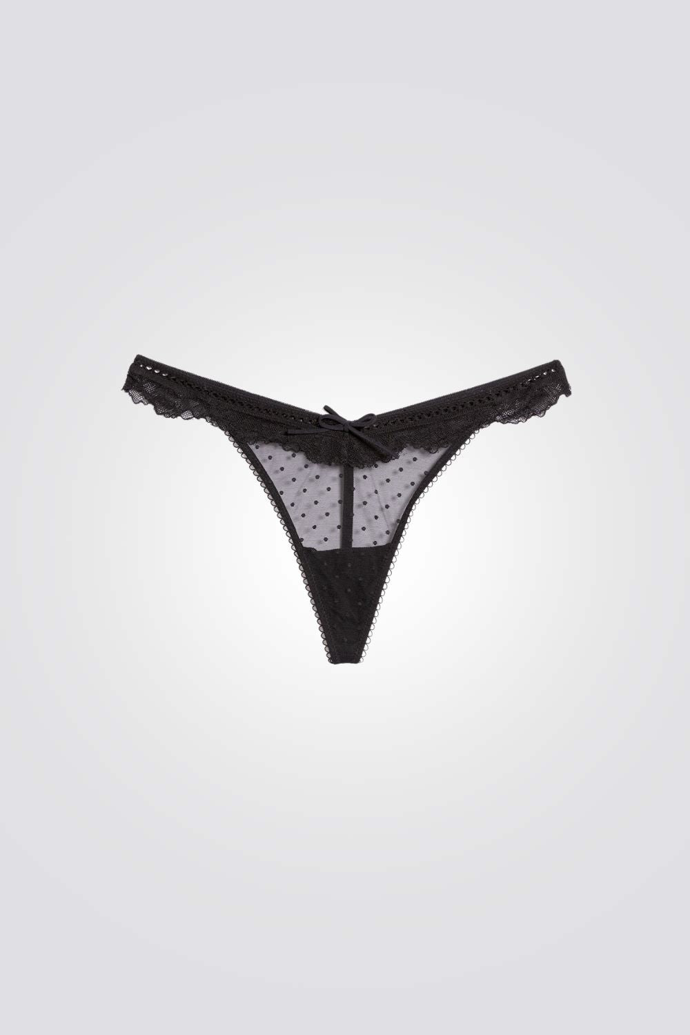 תחתוני חוטיני PETRA בצבע שחור