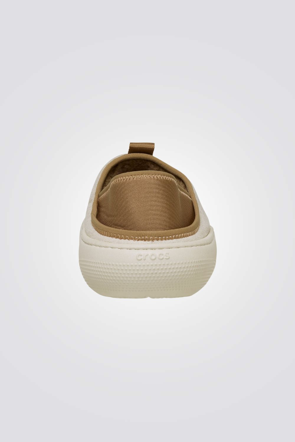כפכפי זמש טבעוני עם פרווה Classic Vegan Suede Moc | קרוקס