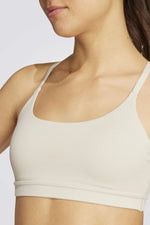 גוזיית ספורט בצבע שמנת לנשים | אדידס 