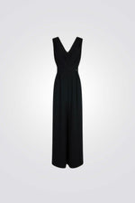 אוברול ארוך Wide Leg בצבע נייבי