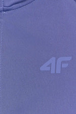 סווטשירט ספורטיבי עם רוכסן וקפוצ'ון לנשים | 4F