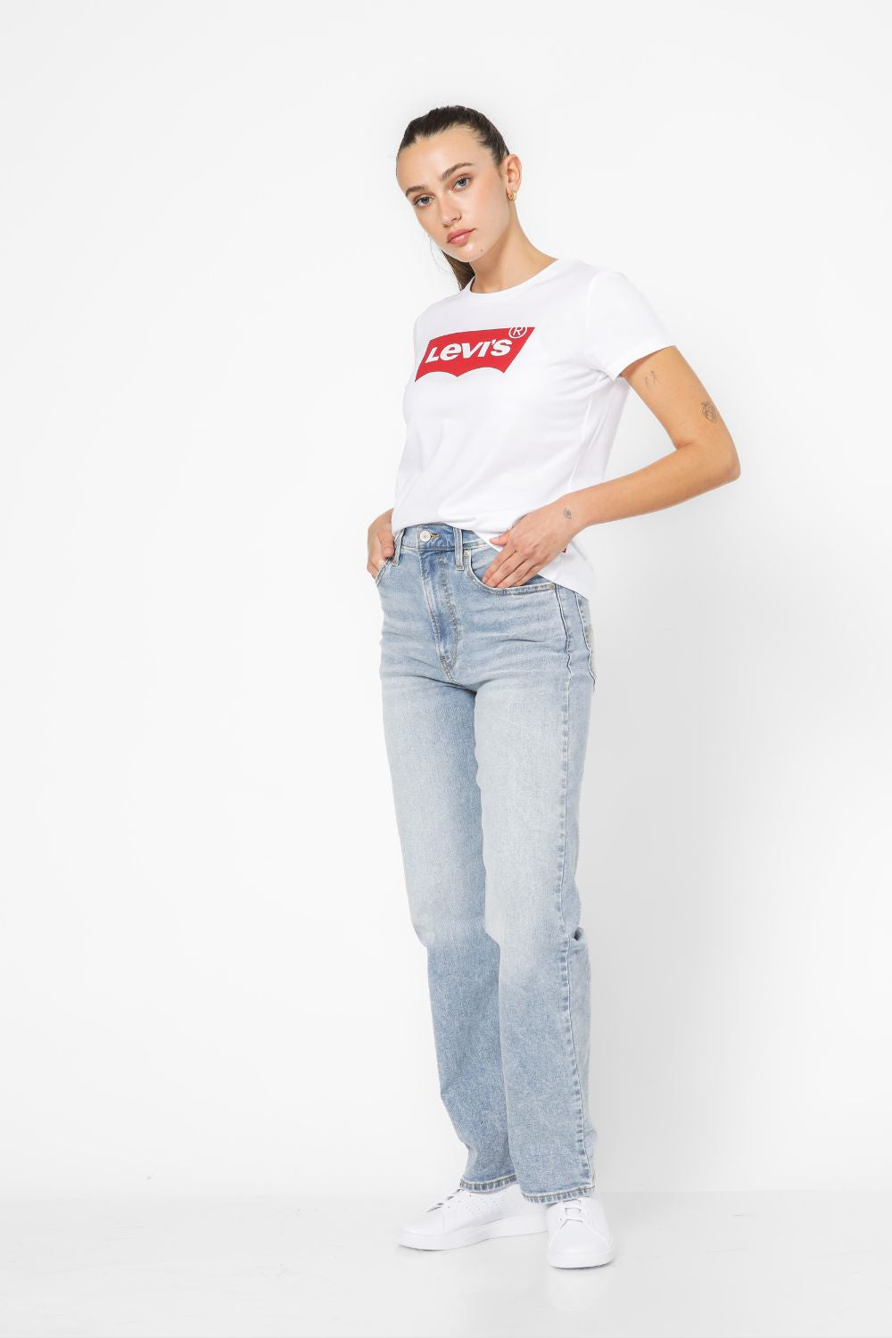 מכנסי ג'ינס Ribcage Straight