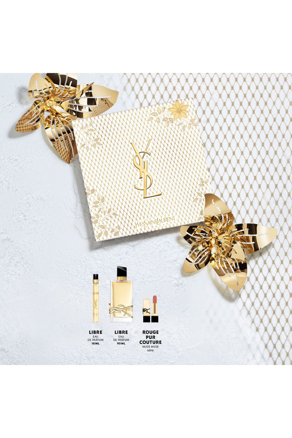 מארז בישום לאישה 90 מ"ל + 10 מ"ל + שפתון מוקטן LIBRE E.D.P