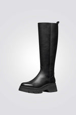 מגפי דמוי עור לנשים באורך הברך | ג'יאוקס