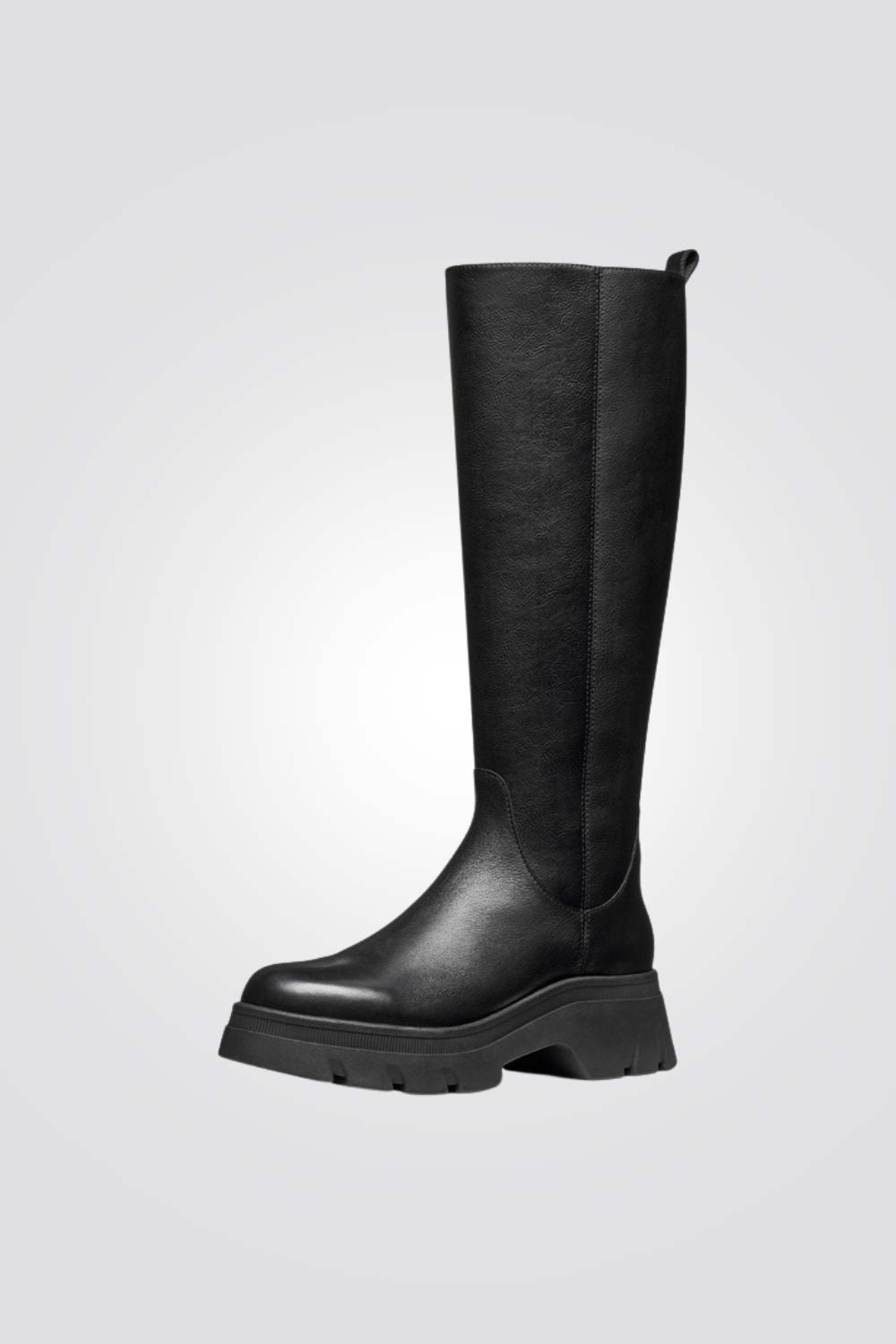 מגפי דמוי עור לנשים באורך הברך | ג'יאוקס