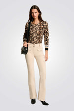 סריג עם הדפס מנומר 