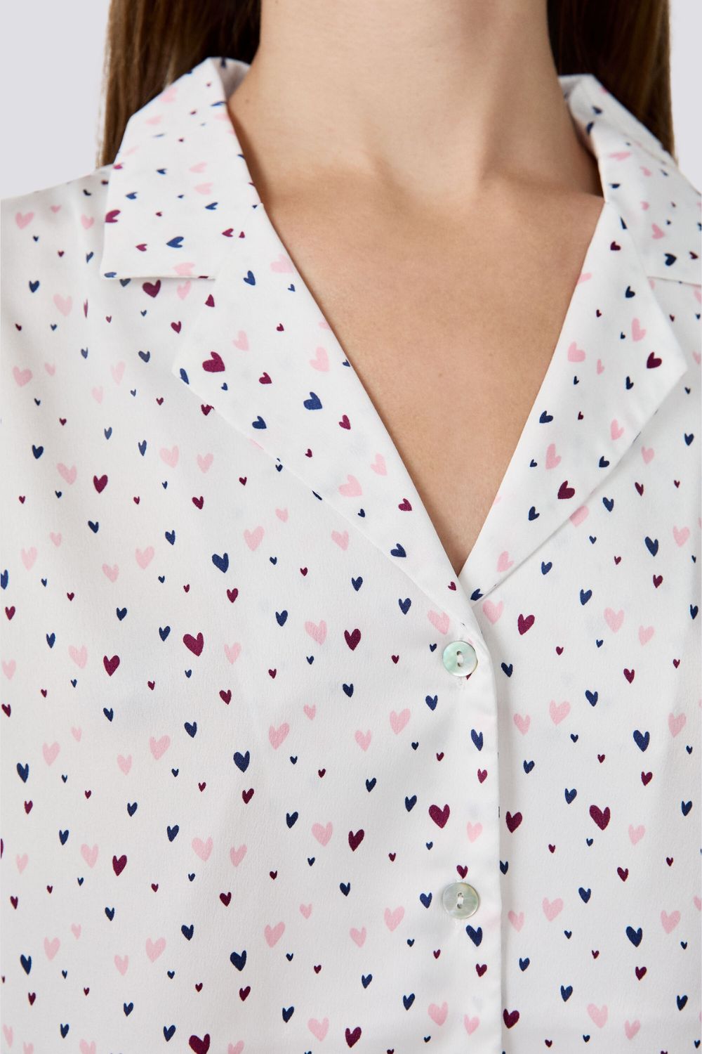 חולצת פיג'מה מכופתרת קצרה | איתם