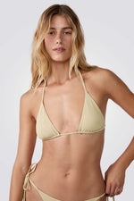 חזיית ביקיני משולשים מנצנצת HELIO לנשים