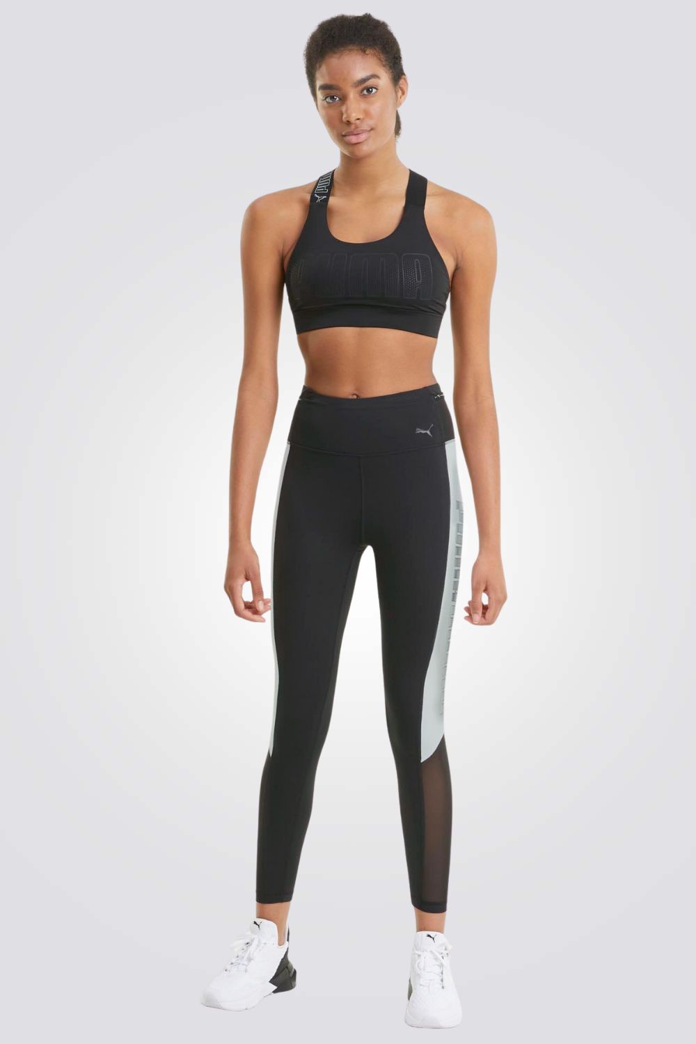 טייץ ספורט 7/8 Train Logo Block לנשים