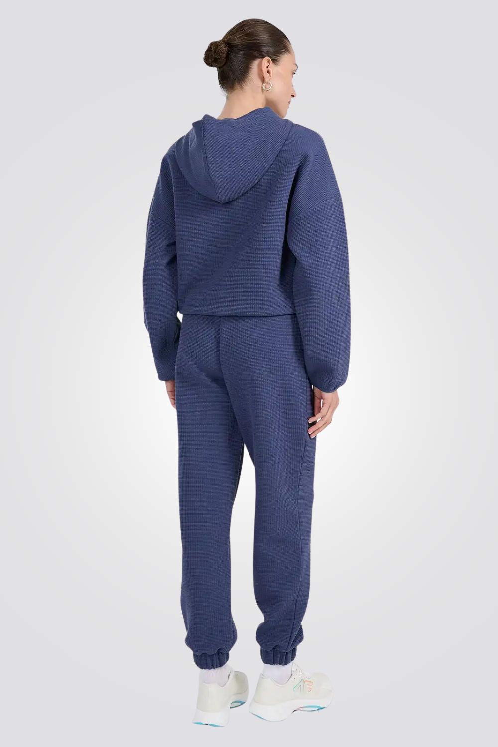 מכנסיים ארוכים Waffle-Knit Sweatpants לנשים | 4F 