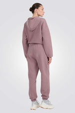 מכנסיים ארוכים Waffle-Knit Sweatpants לנשים | 4F 