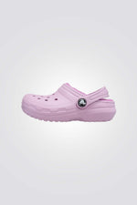 כפכפי קלאסיק מרופדים לילדים במידות קטנות Classic Lined Clog T | קרוקס