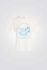 טישירט בצבע לבן הדפס SUMMER VIBES