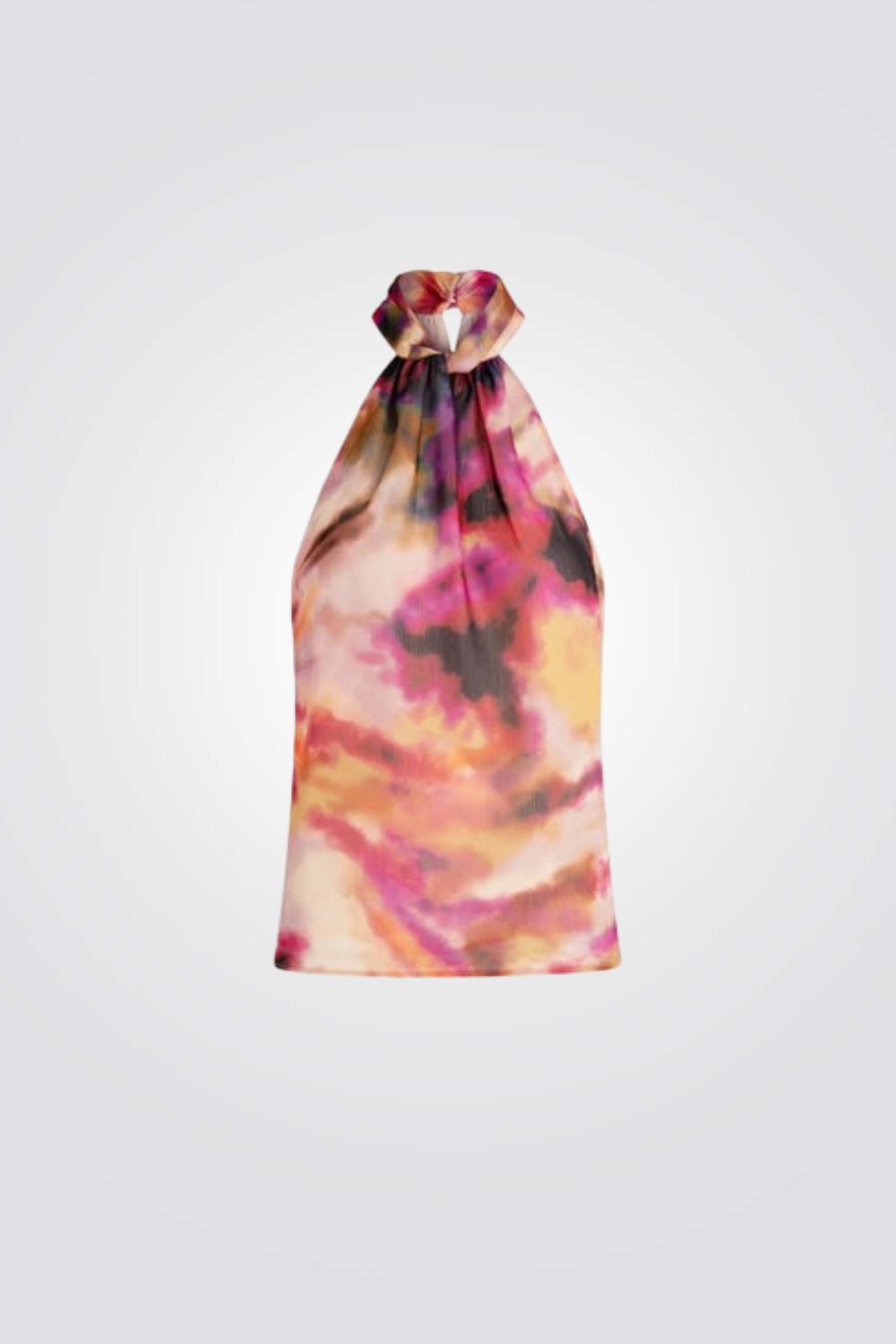 חולצה ללא שרוולים הדפס אבסטרקטי