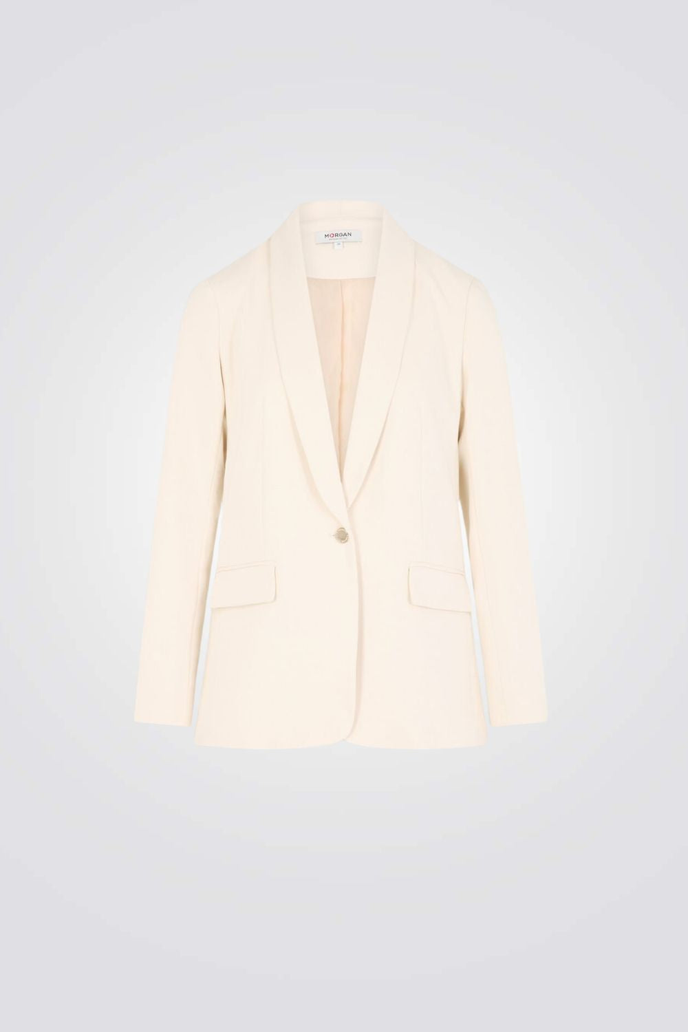 בלייזר קלאסי בצבע שמנת