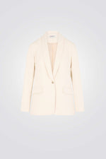 בלייזר קלאסי בצבע שמנת