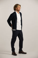 קרדיגן עם עיצוב פסים קונטרסטים | קנת קול