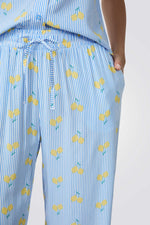 מכנסי פיג'מה עם הדפס לימונים | איתם