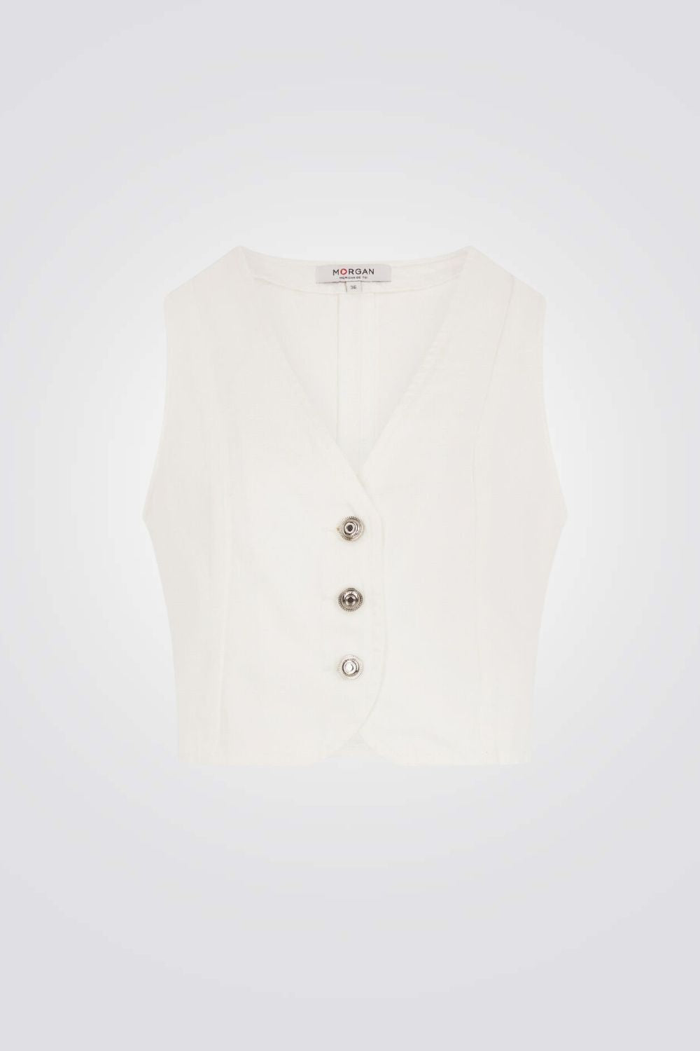 ווסט ג'ינס בצבע לבן