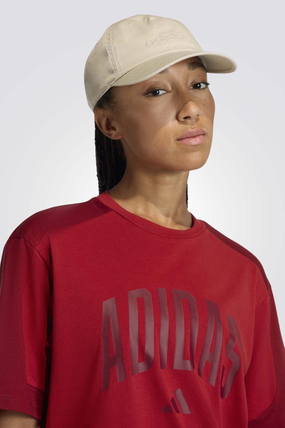 כובע Washed Dad Cap בצבע בז' | אדידס