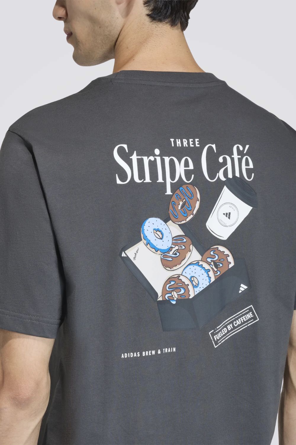 טישירט גרפיקה COFFEE CAFE DONUT BOX לגברים | אדידס